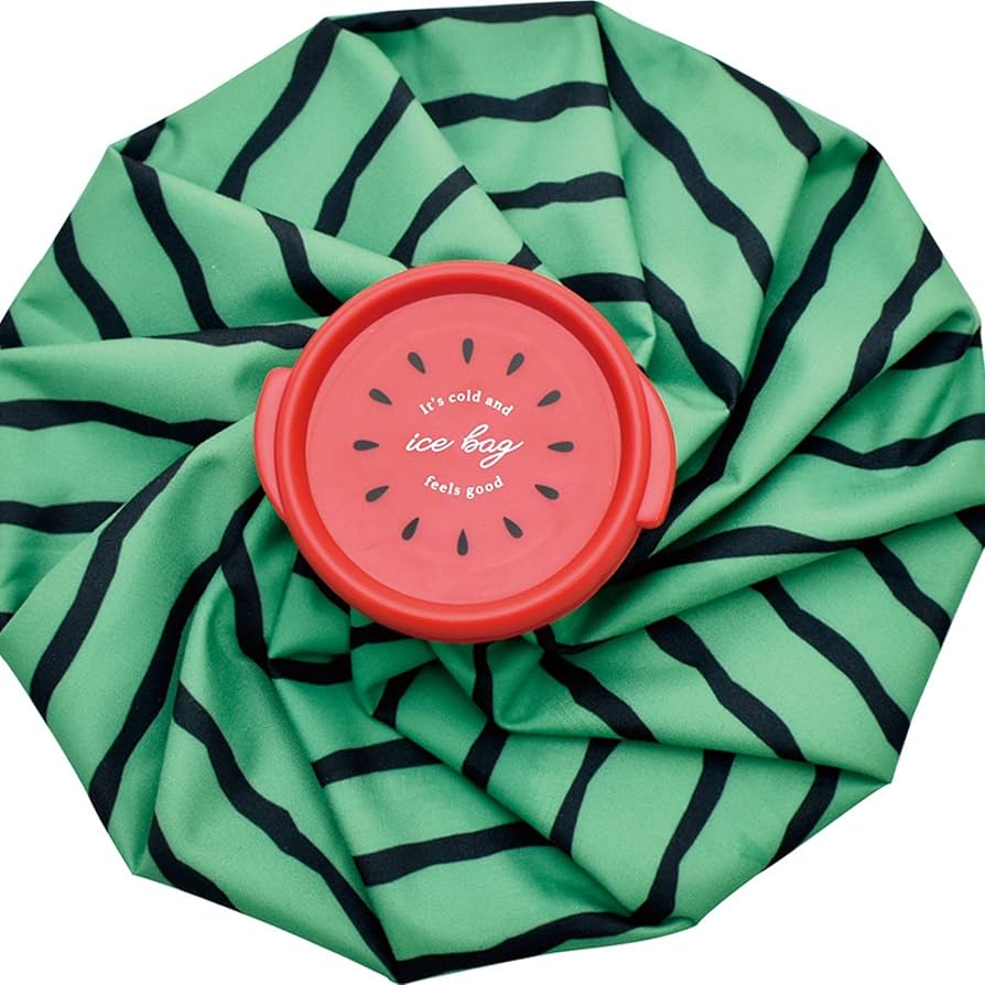 Amazon.co.jp: スイカ アイスバッグ (M) 氷嚢 氷のう GREEN 約